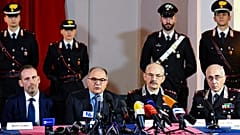 Rueda de prensa de las autoridades italianas encargadas de la detención de Matteo Messina Denaro