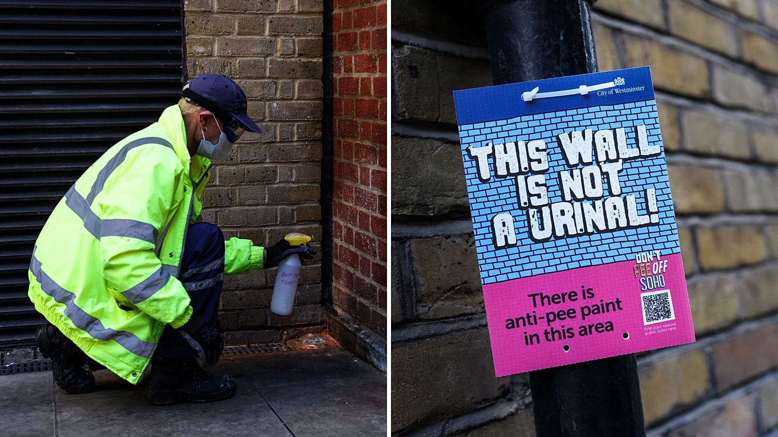 Anti-pee paint 