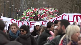 12.000 people gather in strasbourg in support of Iranian protestors