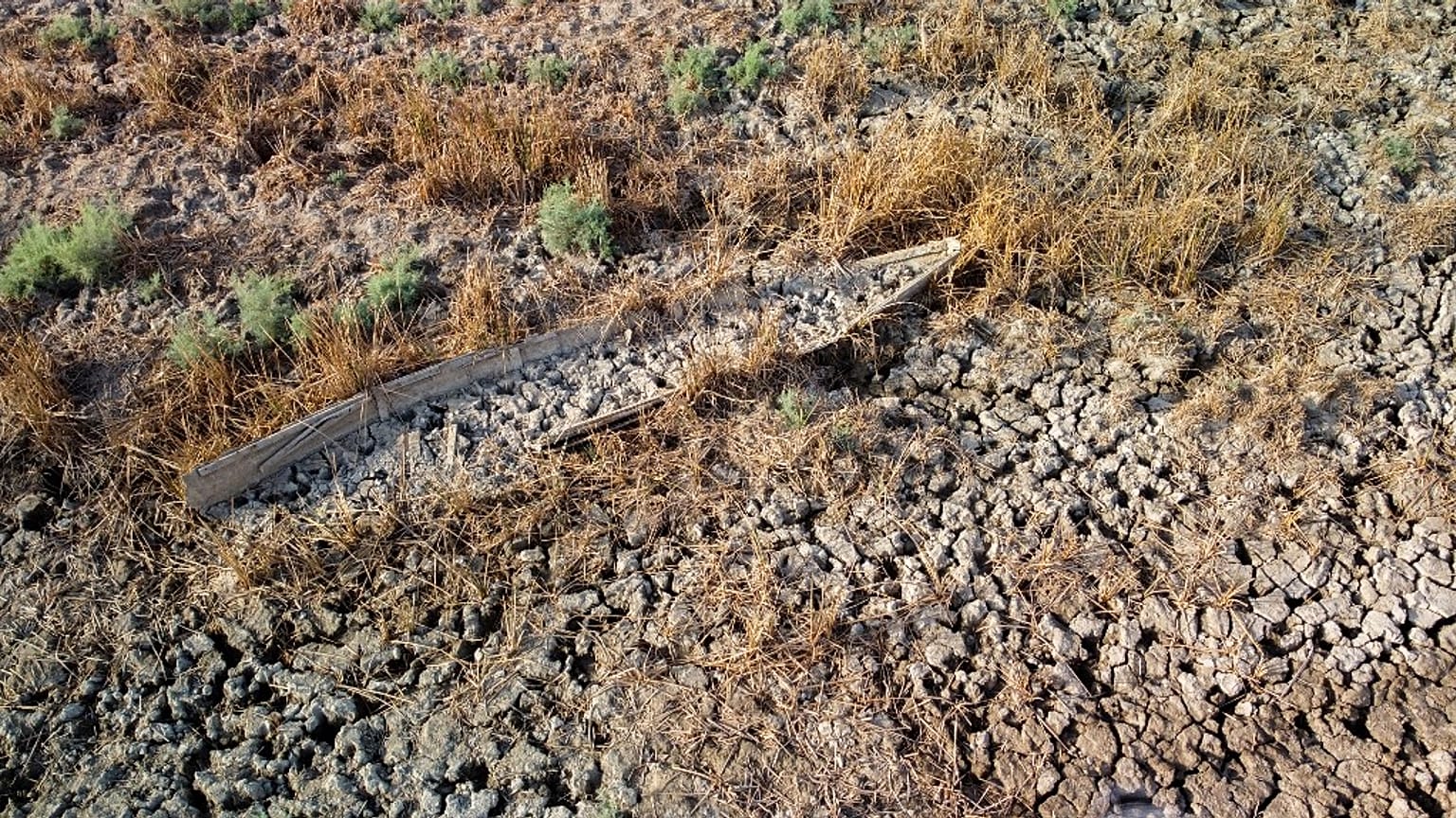 Seca na província de Dhi Qar, Iraque (imagem de arquivo)