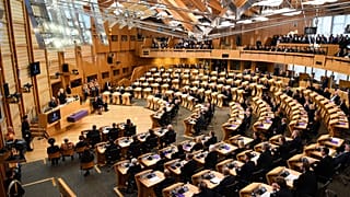 صورة أرشيفية لجلسة يعقدها البرلمان الاسكتلندي، 9 سبتمبر 2022.