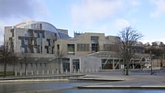 a skót parlament épülete 2014-ben