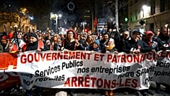 Protestmarsch in Marseille zwei Tage vor dem Großkampftag