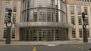 In diesem Gericht in Brooklyn findet der Prozess statt.