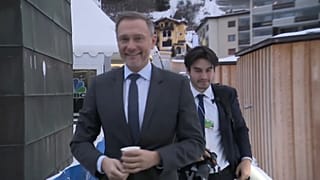Deutschlands Finanzminister Christian Lindner in Davos