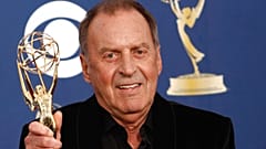 Bruce Gowers poses with award for outstanding directing for a variety, music or comedy series for "American Idol" at the 61st Primetime Emmy Awards, Sept 2009