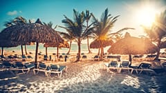 A beach resort, Dominican Republic