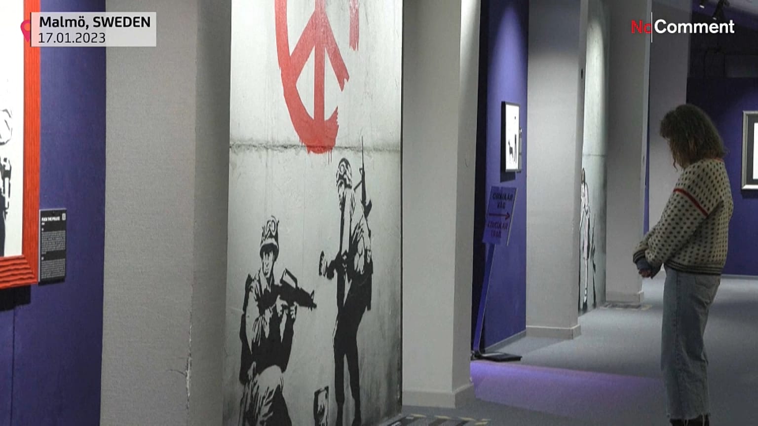 Exposition Banksy à Malmö, en Suède