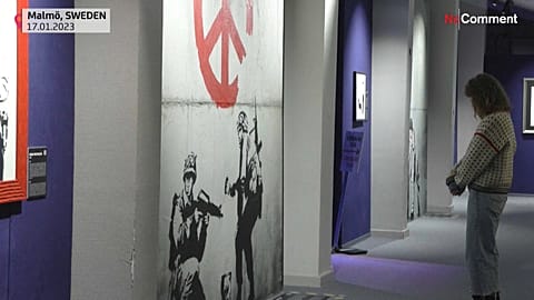 Exposition Banksy à Malmö, en Suède