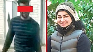 مونا حیدری مقتول در سمت راست، قاتل سمت چپ