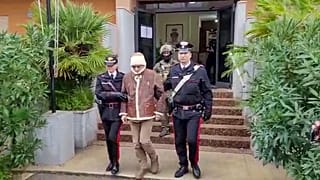 Мессина Денаро во время ареста