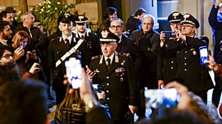El general Rosario Castello, comandante de los Carabinieri de la policía paramilitar siciliana, Sicilia, Italia, el lunes 16 de enero de 2023 