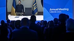 Volodymyr Zelensky a lancé un "appel à de la vitesse" au cours d'une intervention en visioconférence à la réunion du Forum économique mondial.