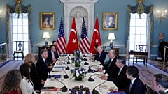 Dışişleri Bakanı Mevlüt Çavuşoğlu, ABD Dışişleri Bakanı Antony Blinken ile Washington'da bir araya geldi