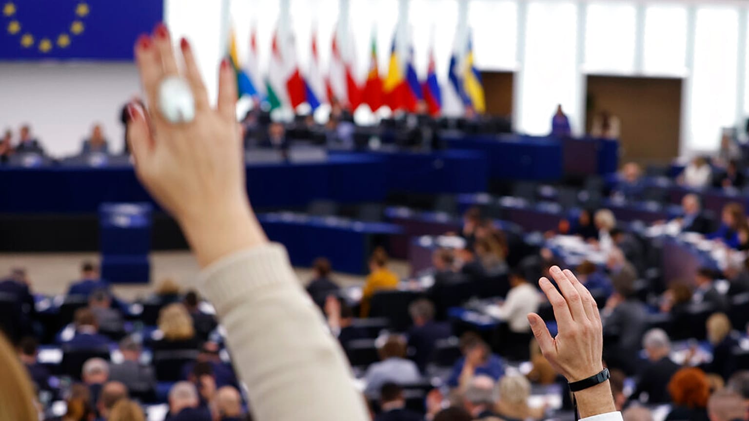 В Европарламенте голосуют депутаты