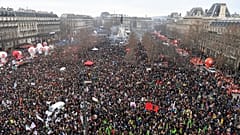 rassemblement contre la réforme de la retraite - Paris, le 19/01/2023