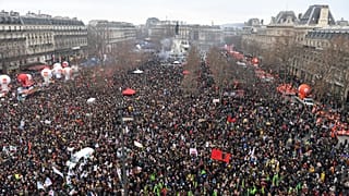 rassemblement contre la réforme de la retraite - Paris, le 19/01/2023