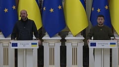 Шарль Мишель и Владимир Зеленский 