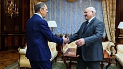 Reunión bilateral entre Alexander Lukashenko y el Ministro de Exteriores Serguéi Lavrov