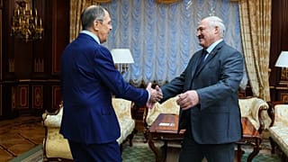 Reunión bilateral entre Alexander Lukashenko y el Ministro de Exteriores Serguéi Lavrov