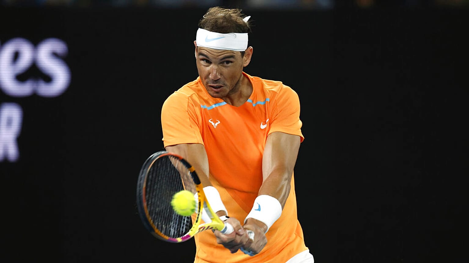 Rafael Nadal during his second round loss to Mackenzie McDonald of the US at the Australian Open tennis championship in Melbourne.