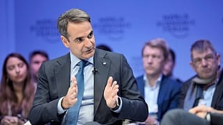 Yunanistan Başbakanı Kiryakos Miçotakis, Davos'ta Türk Yunan ilişkilerine dair değerlendirmede bulundu