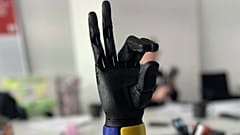 Image shows the 'Hero Arm', a state-of-the-art prosthesis developed by British tech company, Open Bionics.