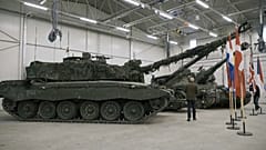 British heavy armour in Estonia. 