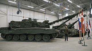 British heavy armour in Estonia. 