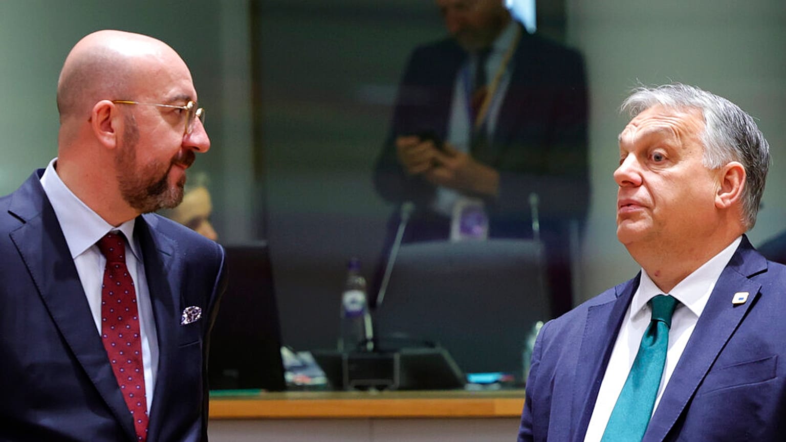 Charles Michel és Orbán Viktor Brüsszelben (a kép illusztráció)