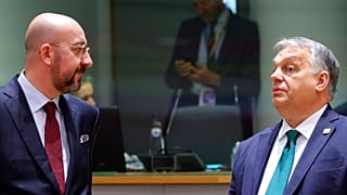 Charles Michel és Orbán Viktor Brüsszelben (a kép illusztráció)