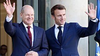 Emmanuel Macron reçoit Olaf Scholz au Palais de l’Élysée, 26 octobre 2022