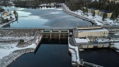 The Boden hydropower plant near Lulea, northern Sweden - one of many projects contributing to the country's impressive renewables record.