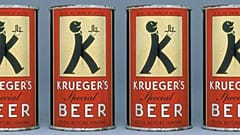 The first ever can of beer