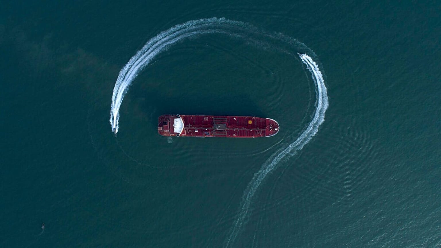 Iran's Revolutionary Guard moving around the British-flagged oil tanker