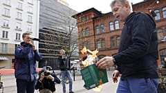 Rasmus Paludan Stockholm'de mayıs ayında da Kuran-ı Kerim yakmıştı (arşiv)