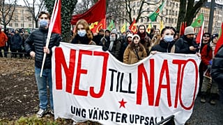 Manifestation contre le président turc Erdogan et la candidature de la Suède à l'OTAN, Stockholm, 21/01/2023