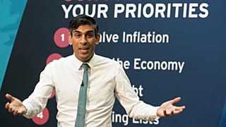 Sunak bei einer Veranstaltung in Morecambe, England (19. Januar 2023)