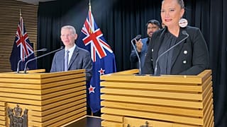 Chris Hipkins und Carmel Sepuloni