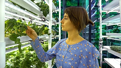 Tusya Garibashvili, co-founded 'Space Farms', an indoor farm based in Tbilisi, Georgia.