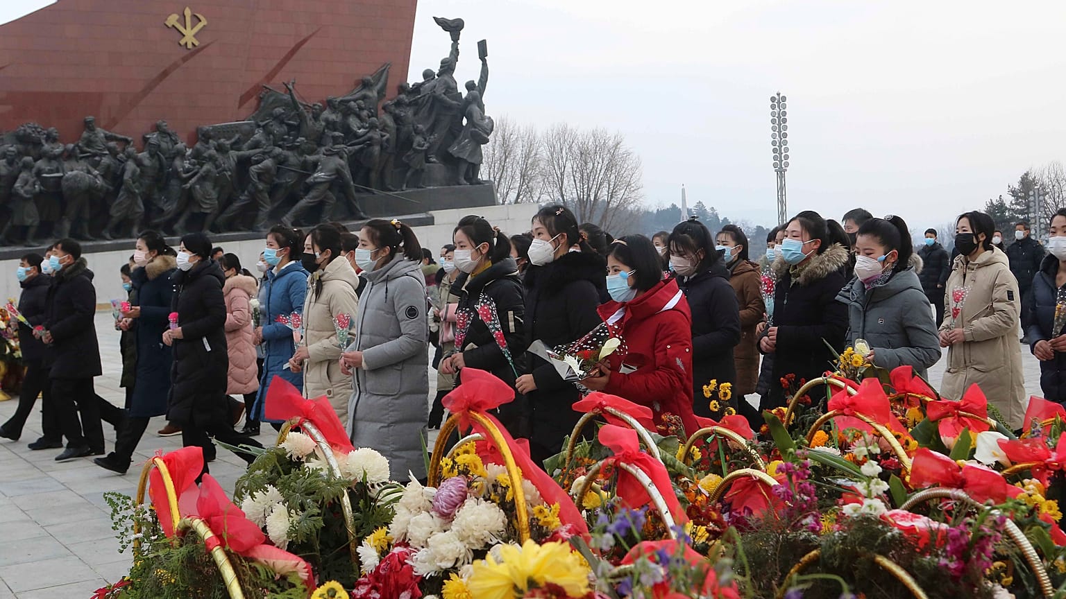 Pyongyang, en Corée du Nord, dimanche 22 janvier 2023, à l'occasion du Nouvel An lunaire.