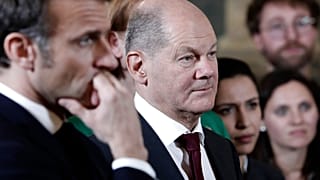 Emmanuel Macron y Olaf Scholz