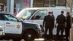 Das Fahrzeug, in dem der Verdächtige in Torrance tot aufgefunden wurde
