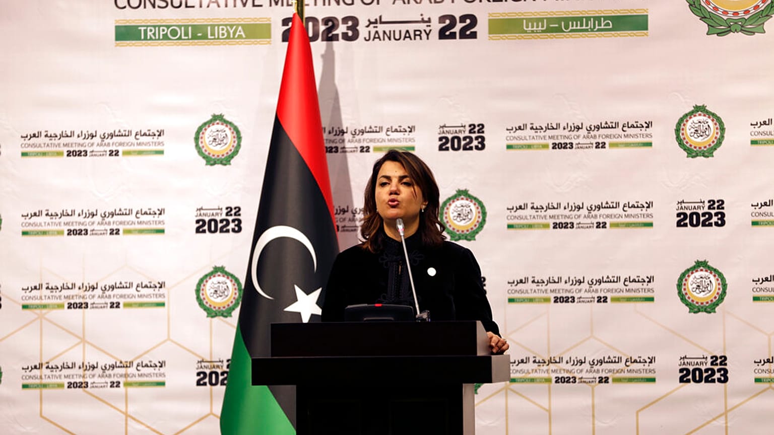  Libya Dışişleri Bakanı Necla el-Menguş
