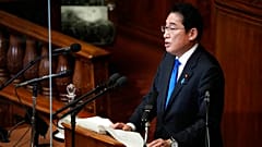 Japonya Başbakanı Fumio Kishida parlamento oturumunun açılışında konuşma yaptı