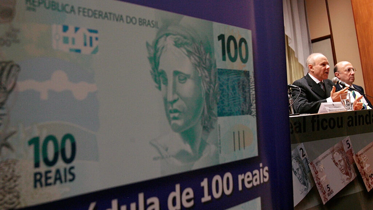 A brazil reál 2010-ben leleplezett, új változata