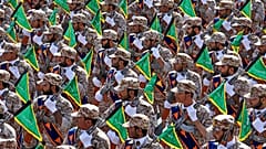 Eine Parade der iranischen Revolutionsgarde