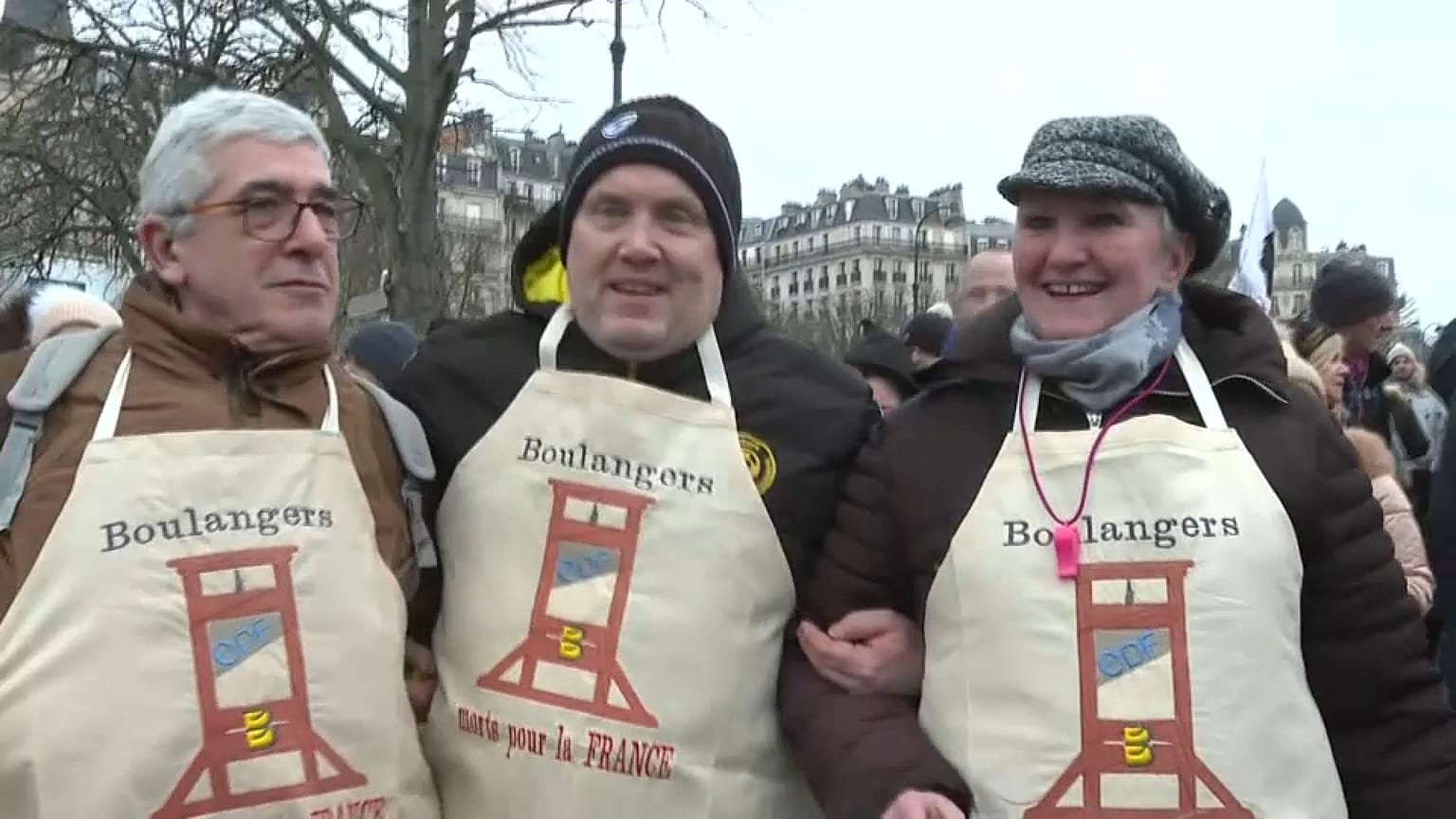 Greve de padeiros em França