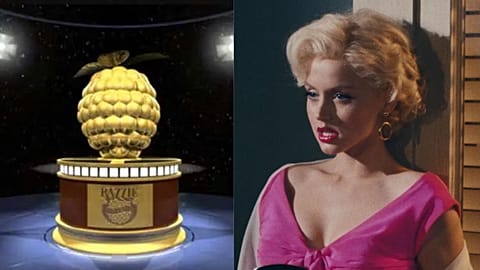 The divisive Marilyn Monroe biopic Blonde leads the pack this year with eight nominations