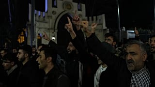 Manifestation devant le consulat de Suède à Istanbul, en Turquie, le 21 janvier 2023